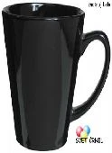 Termokromatska konična skodelica 500mL (17 OZ) - Črna